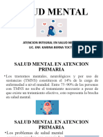 Salud Mental en Atencion Primaria