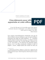 Cinq Éléments Pour Réfléchir, Apprendre Et Créer Efficacement