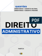 Direito Administrativo Questoes Parte II