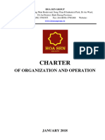 Corporate Oganizational Operational Charter