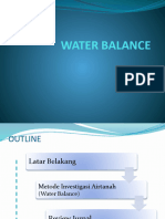 Water Balance