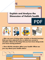 Dimensions of Health