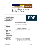 Economy - Mining Process Lexique