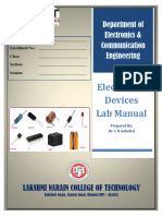 Electronics Devices EC304 Lab Manual