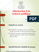 Introduction À La Science Politique Année Univ 2023 - 24 S1 PR K.HACHOUMY VF Etudiants