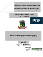 Técnico-Pedagógico (Pedagogo)