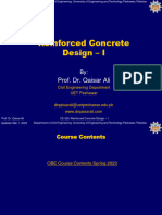 Lecture 01 - Introduction To Reinforced Concrete Design (Updated 01-03-2023)