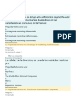 Examen Dirección de Marketing