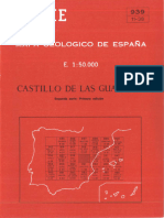 MMagna0939Mapa Geológico Castillo DelasGuardas