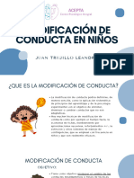 Modificación de Conducta en Niños