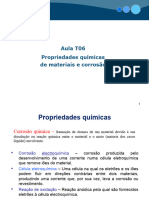 Aula T06 - Propriedades Quimicas e Corrosão