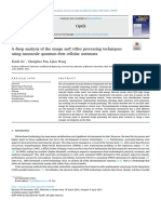 A Deep Analysis of The Image and Video Processing Techniques Using - 2022 - Opt