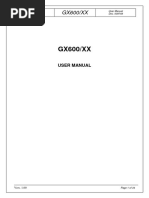 User Manual GX600 Ver400 Imago