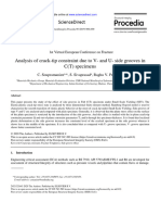 1VECF1 - Analysis of Crack-Tip Constraint Due To V - and U - Side Grooves in C (T) Specimens