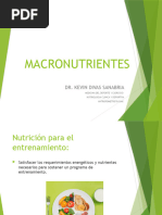 Sesion 3 - Macronutrientes