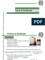 Técnicas de Purificação