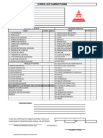 Check-List Termofusionadora Semanal