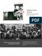 Martin Luther King JR - PowerPoint Presentation