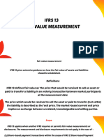 IFRS 13 FAIR VALUE MEASUREMENT Final