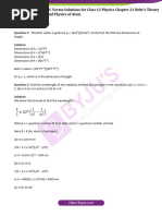 HC Verma Solutions Class 12 Physics Chapter 21 Bohr's Theory and Physics of Atom