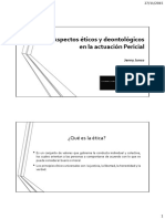 Aspectos Éticos y Deontológicos en La Actuación Pericial: ¿Qué Es La Ética?