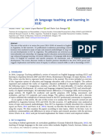 Research On English Language Teaching and Learning in Argentina 2014-2018