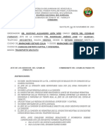 Boleta de Comision Trasporte Gratuito