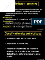 Familles Antibiotiques