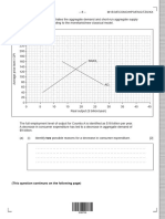 LRAS, SRAS and AD Paper 3 Questions