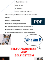 SELF AWARENESS & SELF ESTEEM - ppt2017