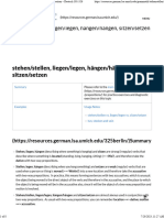 Stehen - Stellen, Liegen - Legen, Hängen - Hängen, Sitzen - Setzen - Deutsch 101-326