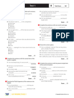 Unit 1, Test 1 - Grupa B - Standard