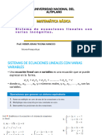 Sistema de Ecuacion (Met. Gauus)