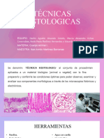 Presentacion TÉCNICAS HISTOLOGICAS