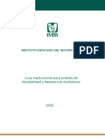 Guía Institucional para El Análisis de Sensibilidad y Resistencia Antibiótica 2023