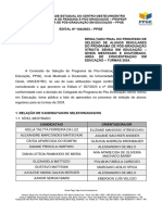 EDITAL No 104 2023 PPGE RESULTADO FINAL PROCESSO DE SELECAO TURMA 2024