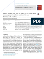 Experimental Thermal and Fluid Science: Xiaomin Wu, Yu Zhu, Xiujie Huang