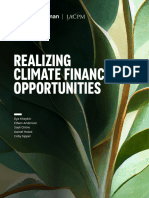 Realizing Climate Finance Opportunities