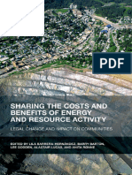 Sharing The Costs and Benefits of Energy and Resource Activity Legal Change and Impact On Communities by Barrera-Hernández, Lila Katz Barton, Barry Godden, Lee Lucas, Alastair R. Rønne, Anita