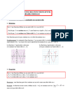 Continuité Des Fonctions D'une Variable Réelle