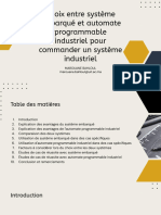 Choix Entre Système Embarqué Et Automate Programmable Industriel Pour Commander Un Système Industriel