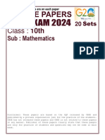 Pre-Board Papers With MS Mathematics