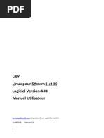 Lisy User-Manual v4.08 Fre (43p)