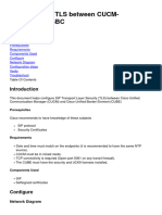 Configure SIP TLS Between CUCM CUBE CUBE