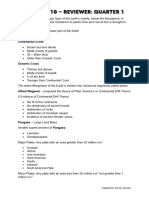 Science 10 - Reviewer - Quarter 1