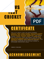 English Project Test Vs t20 Cricket