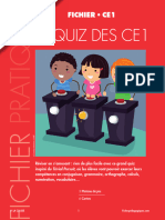 Fiche Pédagogique - Le Quiz Des CE1