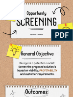 Screening Profitability