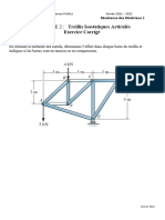 Exercice 1 - CH02 - Treillis Articulés - Corrigé