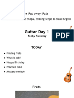 Guitar Lessons Slides